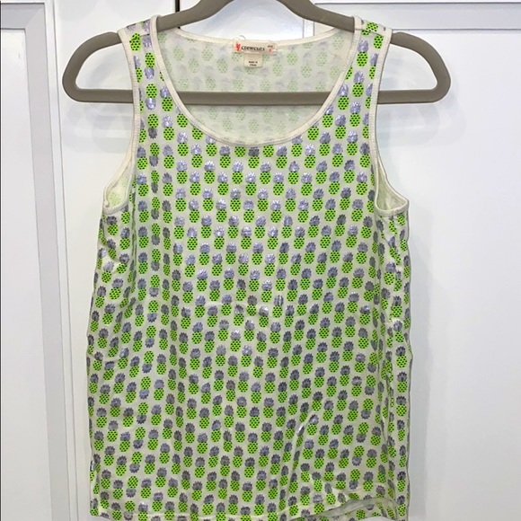 JCrew Crewcuts Girls Tank! 🍍 - Picture 1 of 3